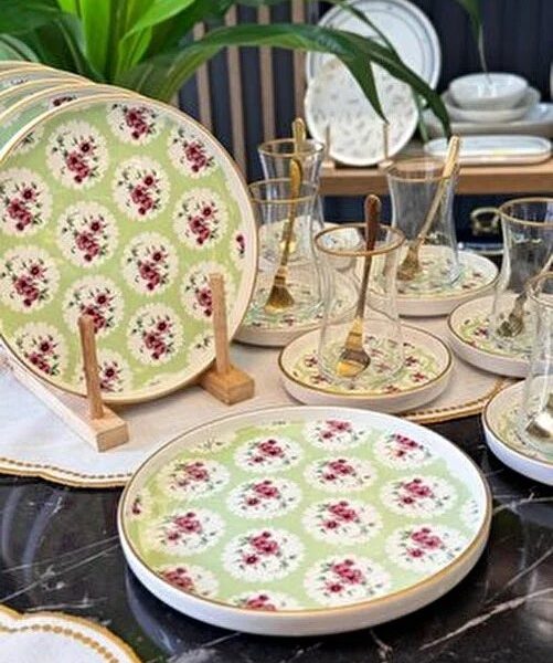 خرید سرویس چای خوری 18 پارچه Mint اصل ترکیه