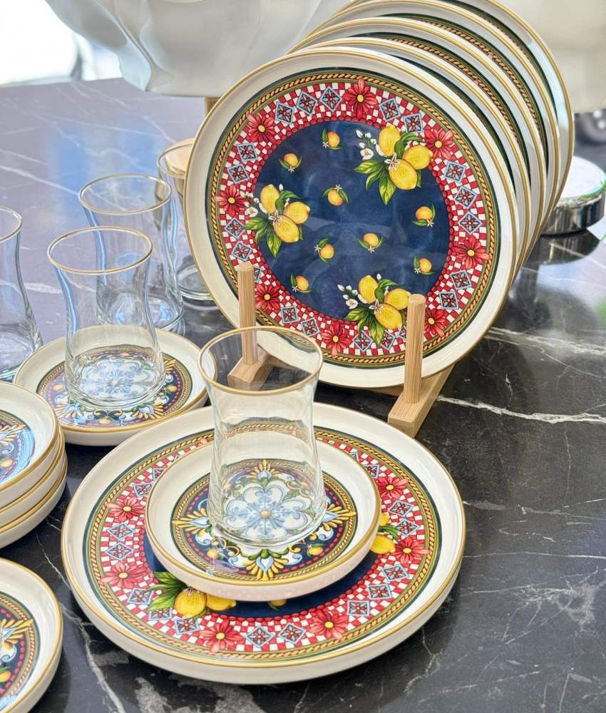 سرویس چای خوری 18 پارچه Lemoon_1 خرید سرویس چای خوری 18 پارچه Lemoon اصل ترکیه