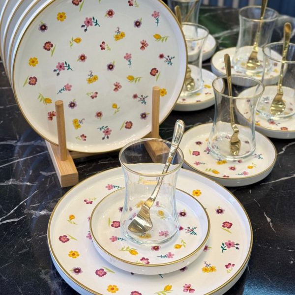 خرید سرویس چای خوری 18 پارچه Blossom اصل ترکیه