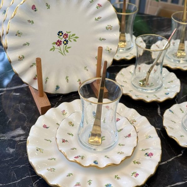 خرید سرویس چای خوری 18 پارچه Beayutiful اصل ترکیه