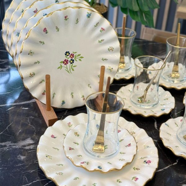 خرید سرویس چای خوری 18 پارچه Beayutiful اصل ترکیه