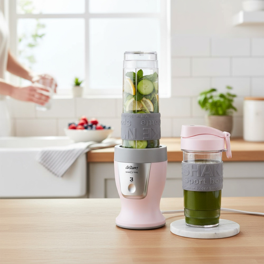 اسموتی ساز Arzum AR1032 صورتی_1 خرید اسموتی ساز Arzum AR1032 صورتی اصل ترکیه